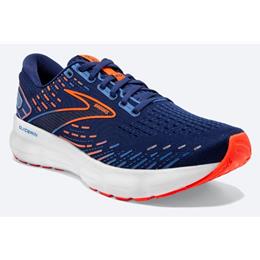 Brooks Glycerin 20 Men's Running Blue Depths, Palace Blue, Orange 1103821D444